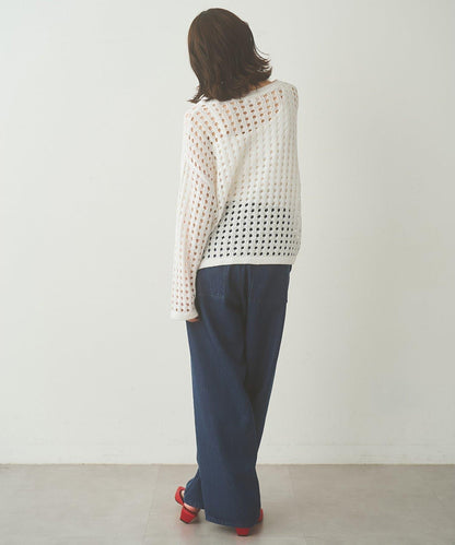 Drawing Numbers 鏤空針織上衣