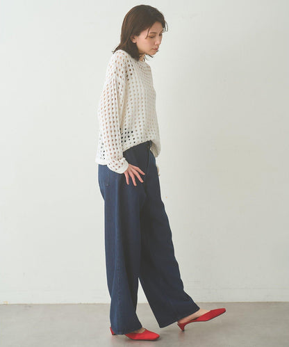 Drawing Numbers 鏤空針織上衣