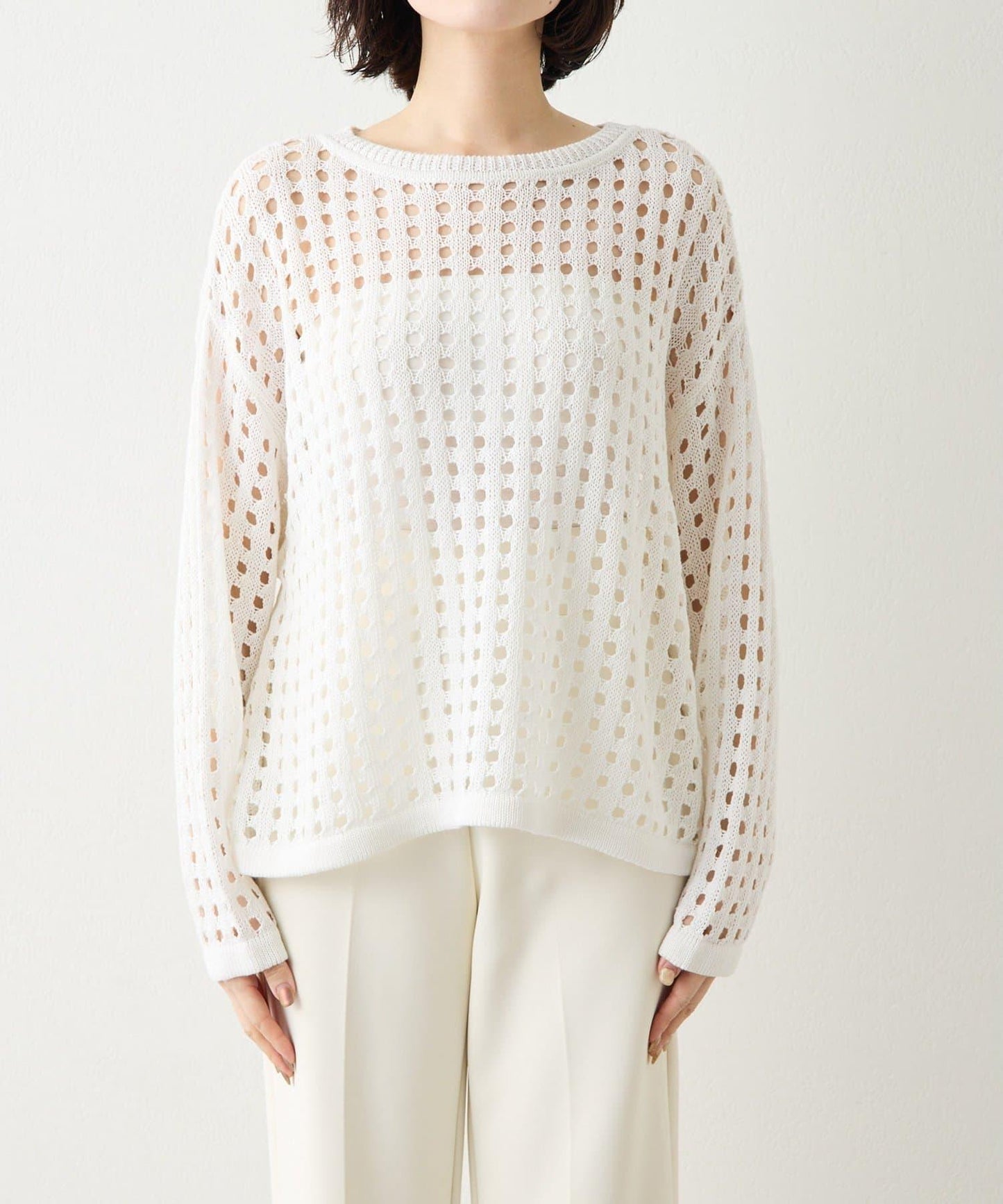 Drawing Numbers 鏤空針織上衣