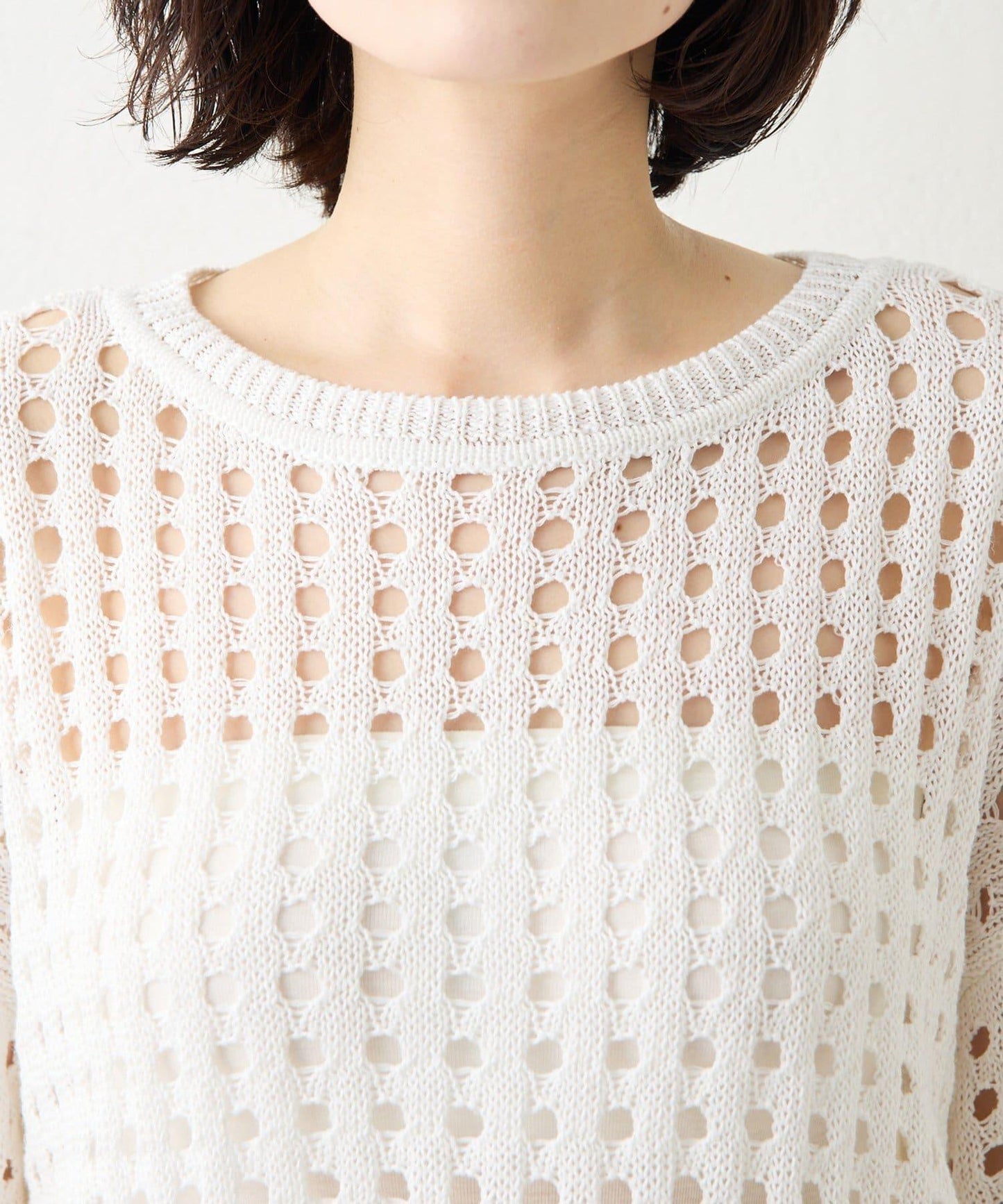 Drawing Numbers 鏤空針織上衣