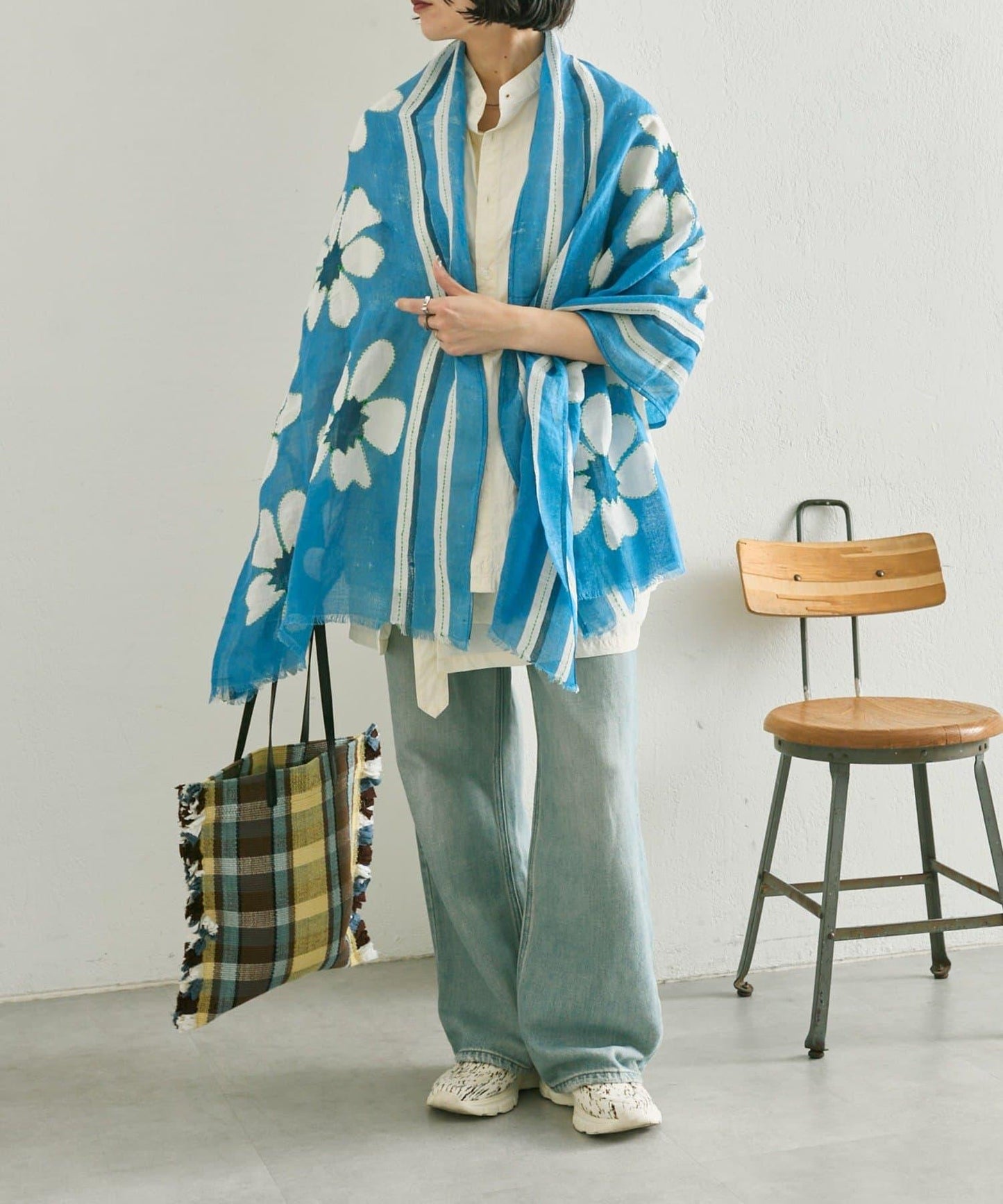 花卉圖案 BIG FLOWER STOLE 披肩