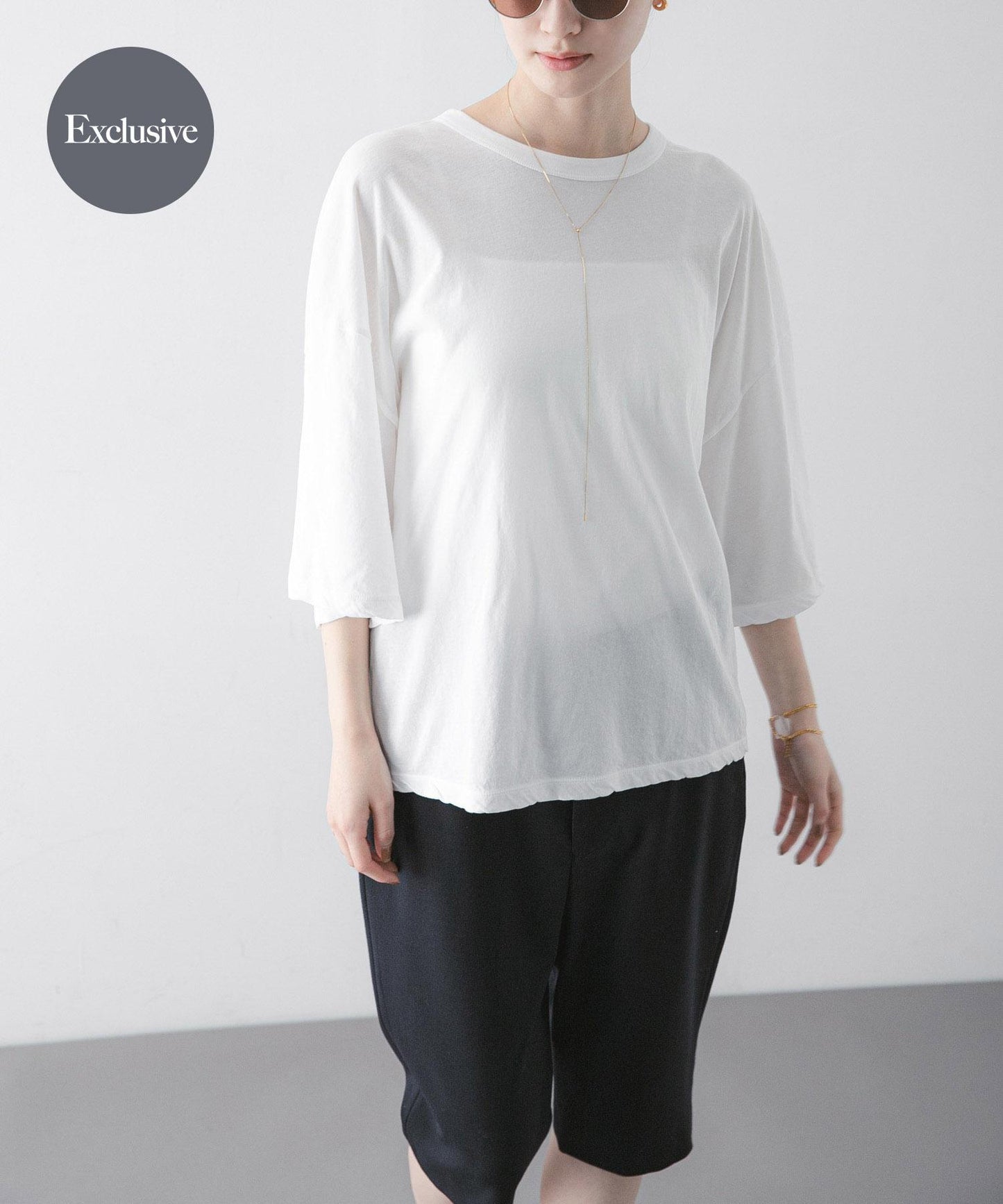 ATON×URBAN RESEARCH 寬袖設計 T恤