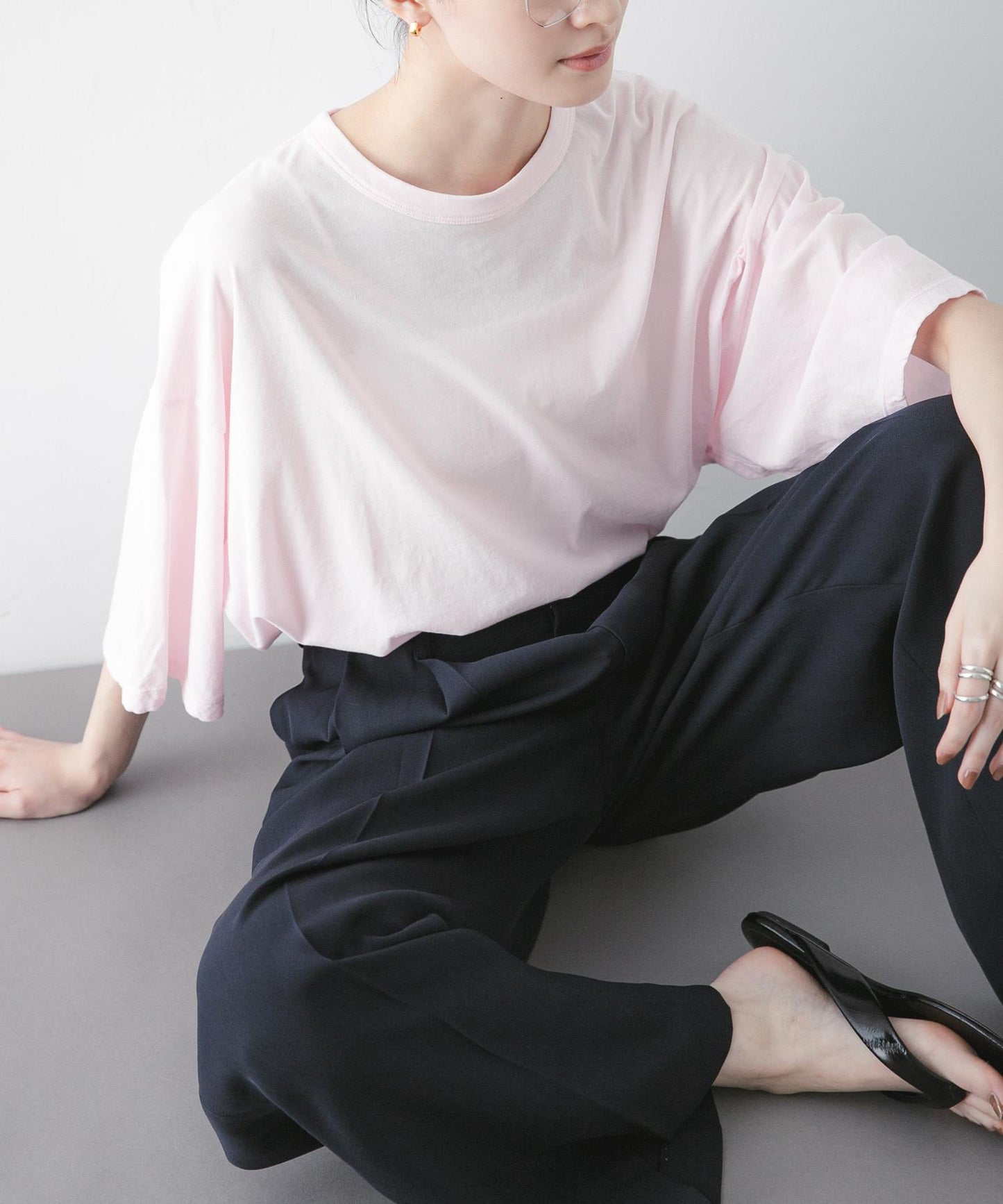 ATON×URBAN RESEARCH 寬袖設計 T恤