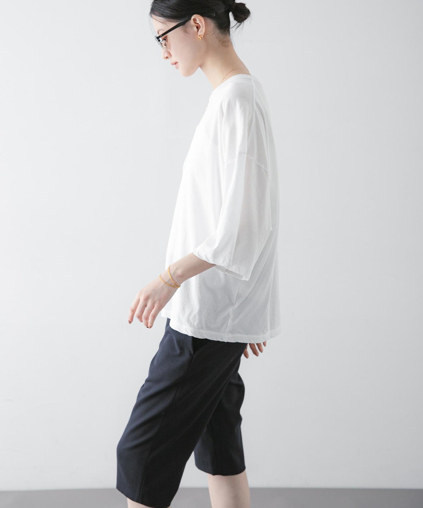 ATON×URBAN RESEARCH 寬袖設計 T恤
