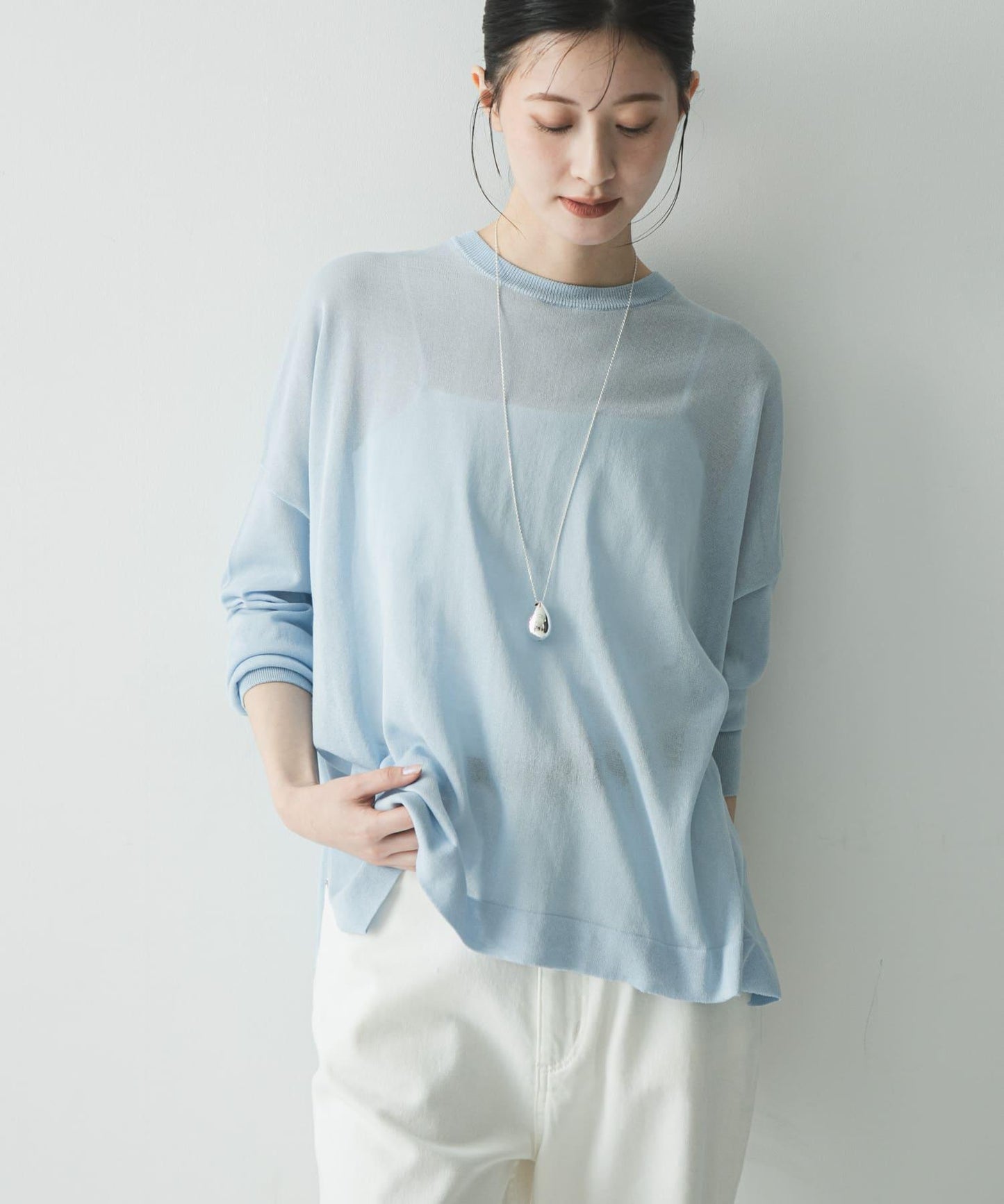 防曬加工 寬鬆 針織衫