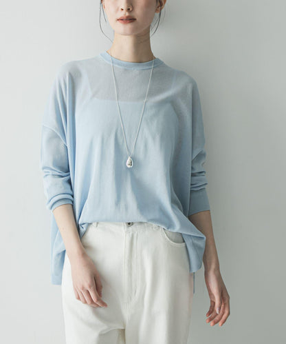 防曬加工 寬鬆 針織衫