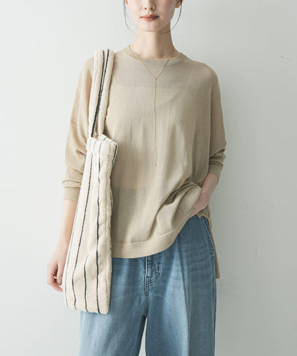 防曬加工 寬鬆 針織衫