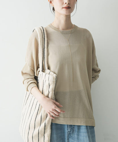 防曬加工 寬鬆 針織衫