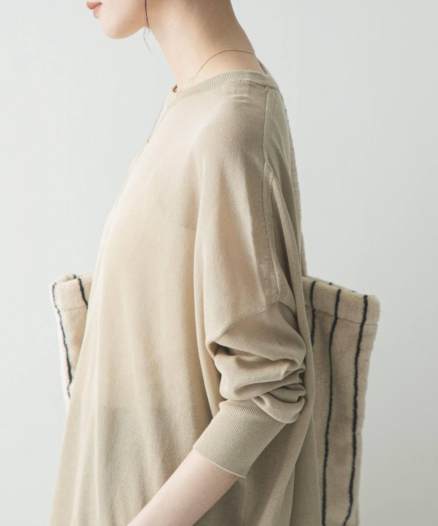 防曬加工 寬鬆 針織衫