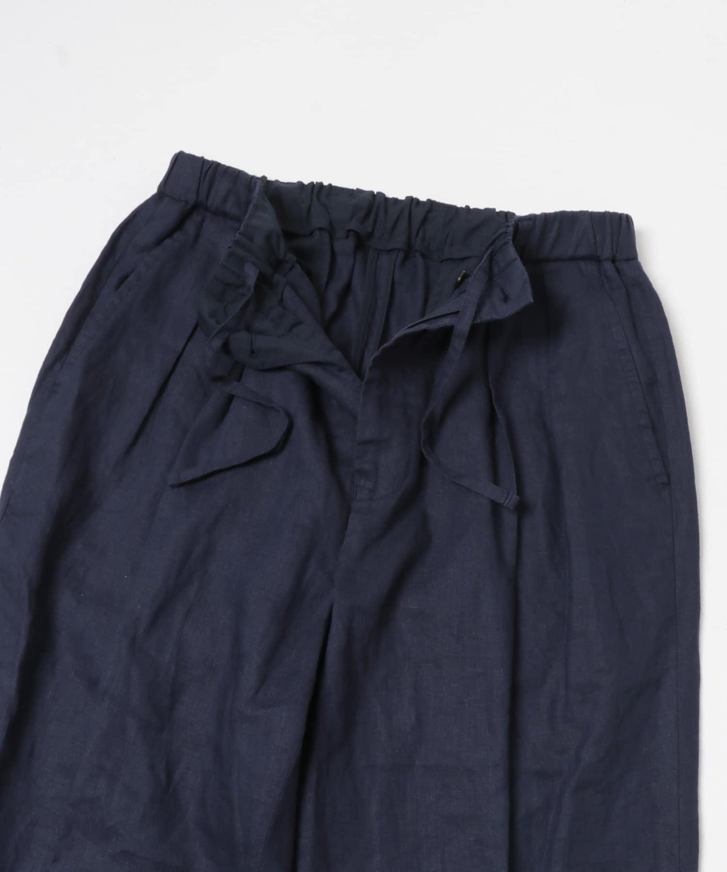 LINEN WIDE EASY PANTS