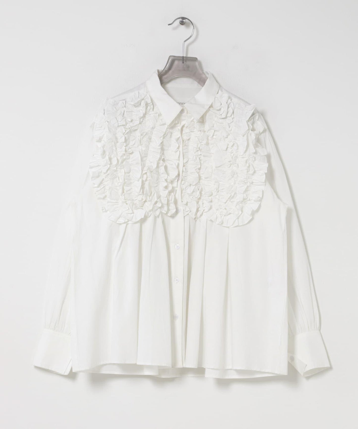 crinkle crinkle crinkle FRONT FRILL SHIRTS