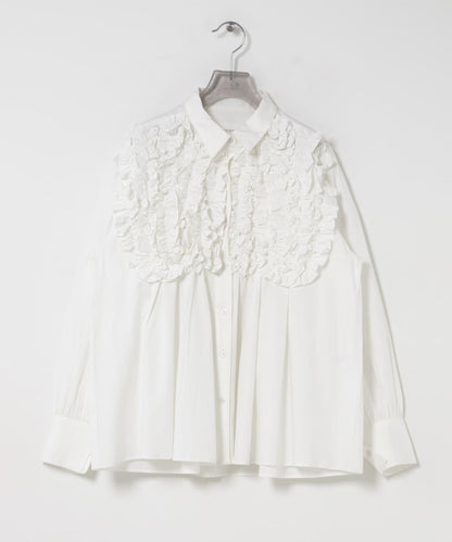 crinkle crinkle crinkle FRONT FRILL SHIRTS