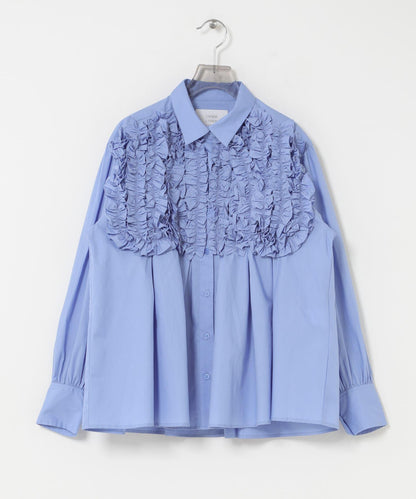 crinkle crinkle crinkle FRONT FRILL SHIRTS