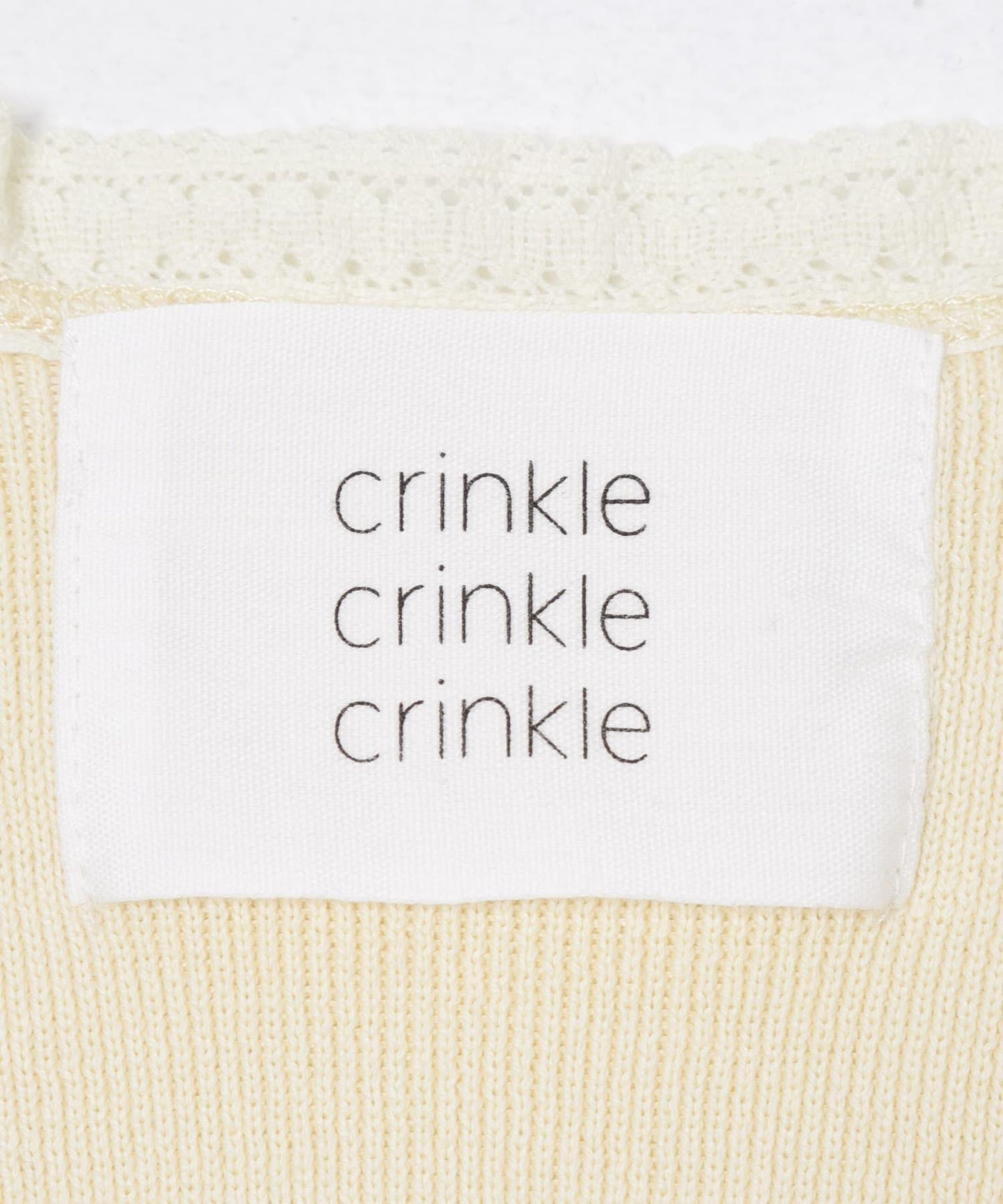 crinkle crinkle crinkle GEOMETRIC JACQUARD 針織上衣