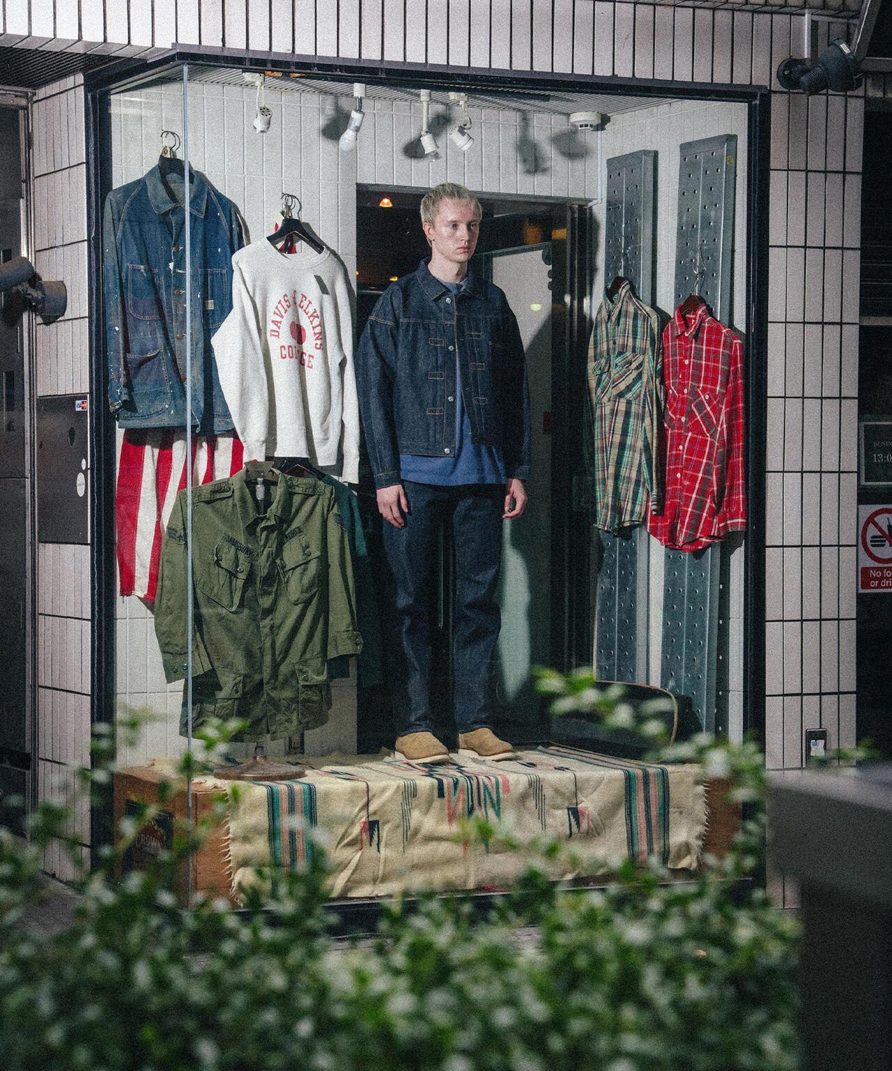 SAINT MICHAEL セントマイケル DENIM JACKET REGID 牛仔夾克