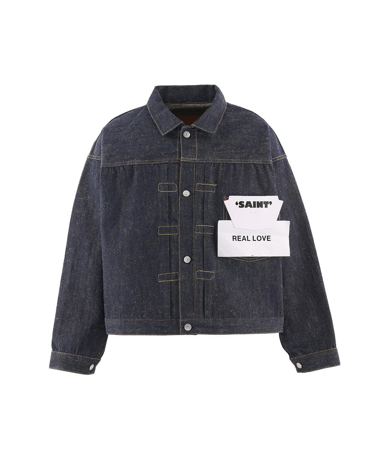 SAINT MICHAEL セントマイケル DENIM JACKET REGID 牛仔夾克