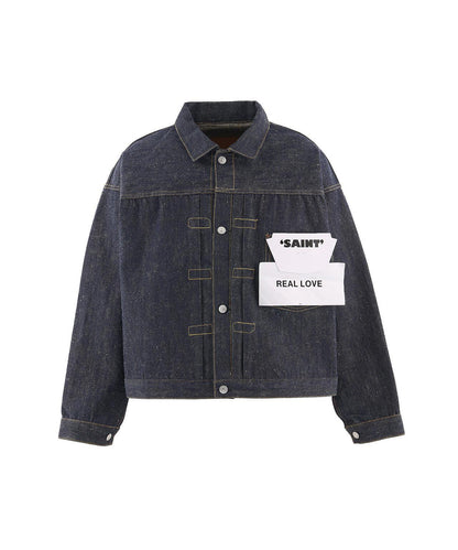 SAINT MICHAEL セントマイケル DENIM JACKET REGID 牛仔夾克