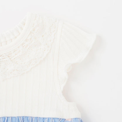 リンク 心形刺繡 OP連體衣