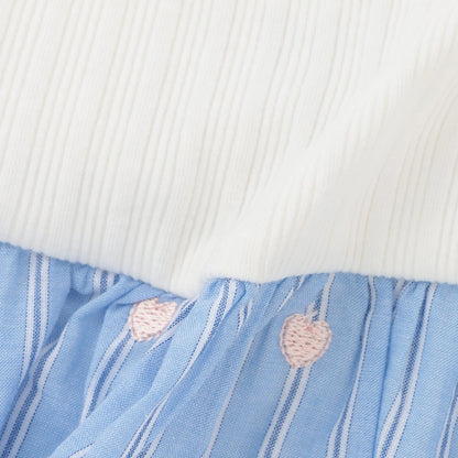 リンク 心形刺繡 OP連體衣