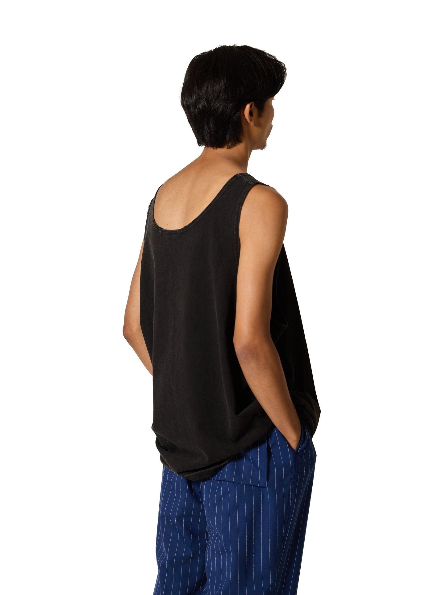 寬鬆版型 ORGANIZED BAGGY TANKTOP 棉質針織背心