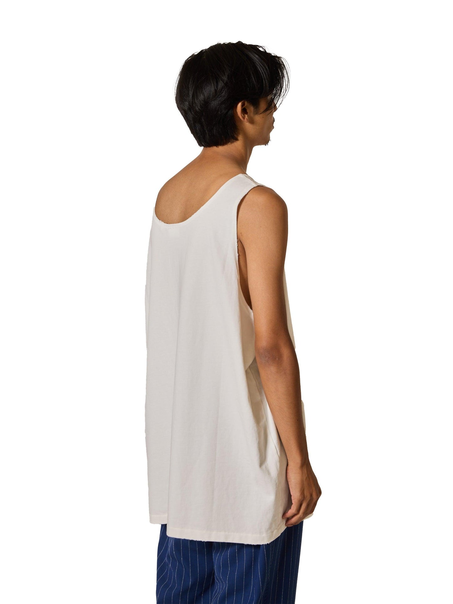 寬鬆版型 ORGANIZED BAGGY TANKTOP 棉質針織背心
