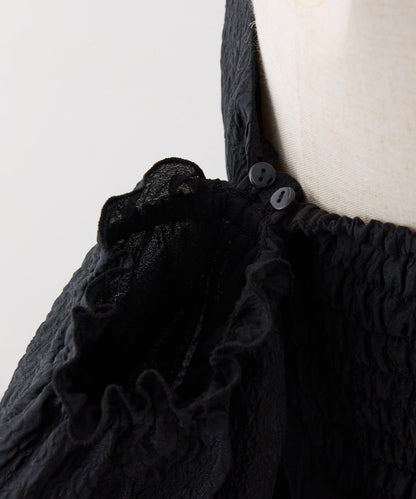 Black Ribbon Collection 背部蝴蝶結設計 短款連衣裙