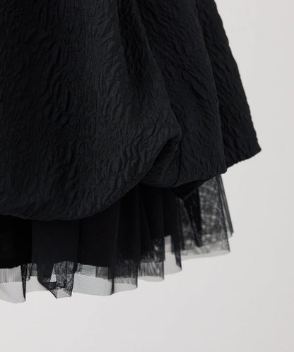 Black Ribbon Collection 背部蝴蝶結設計 短款連衣裙
