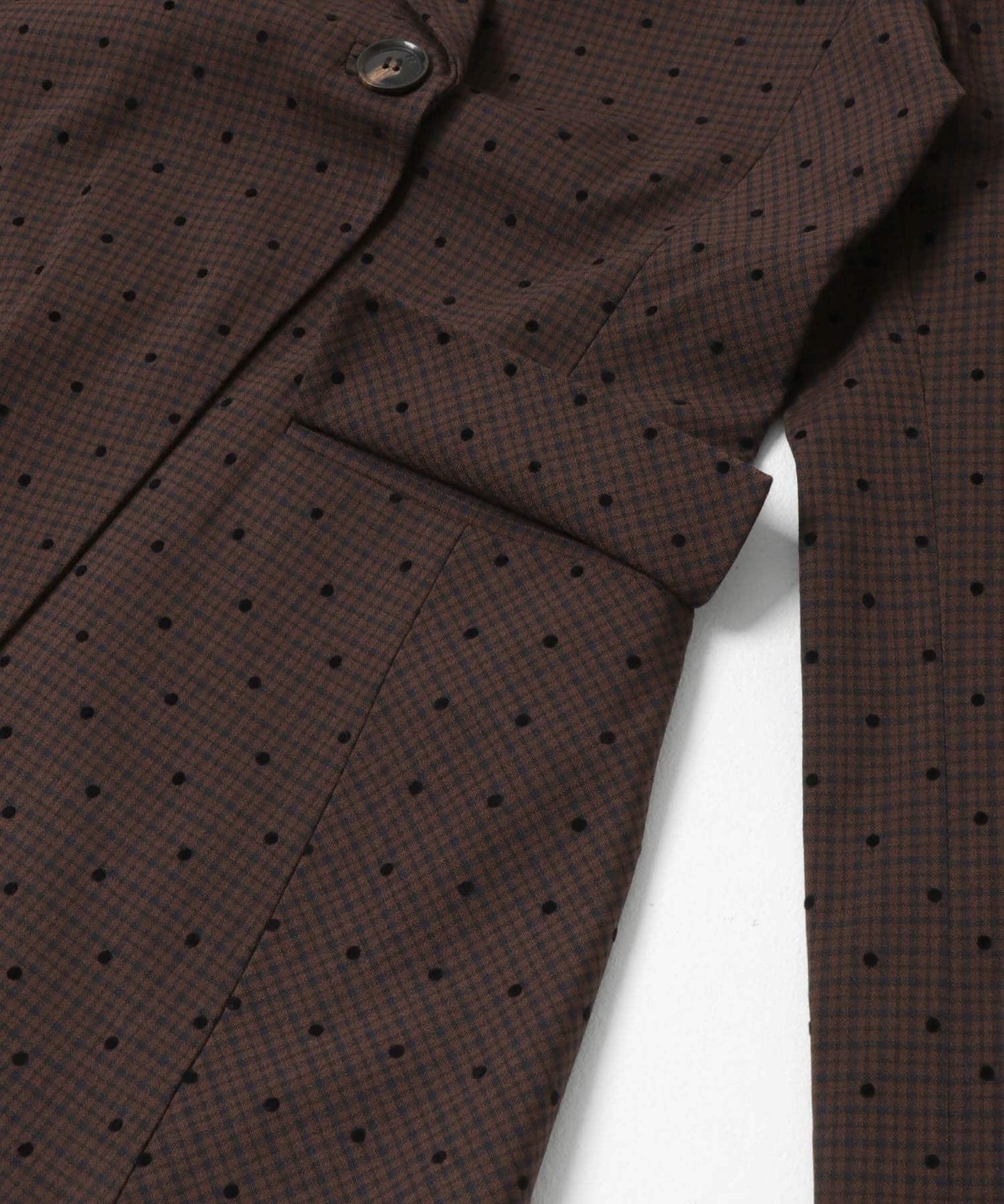 GANNI FLOCKCHECK SUITING BLAZER 西裝外套