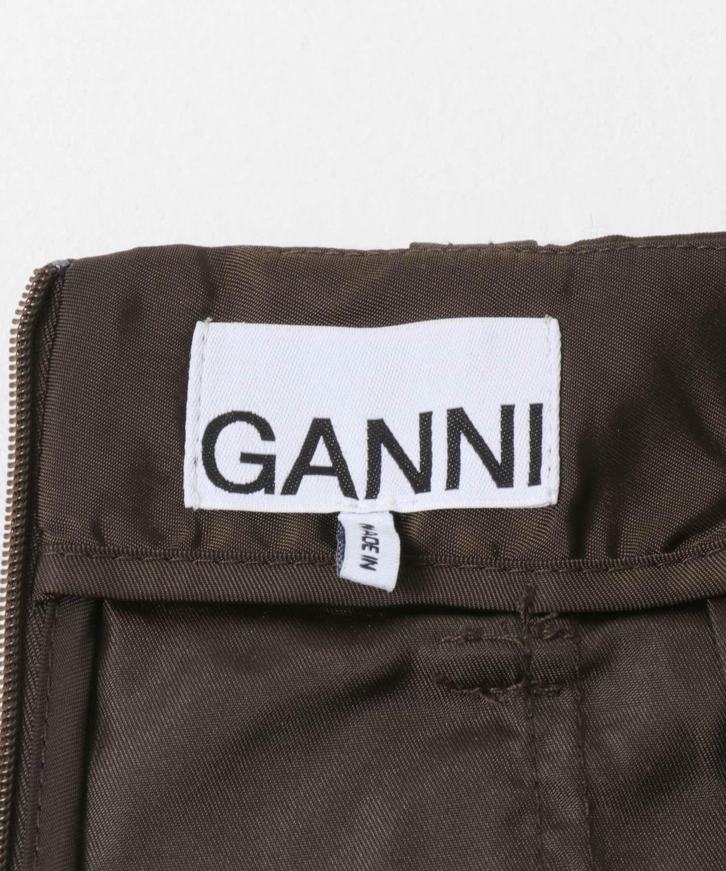GANNI DUCHESSE NYLON POCKET SKIRT 半身裙