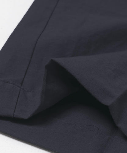 棉絲混紡無腰帶褲子 FUJI COTTON SILK BELTLESS PANTS