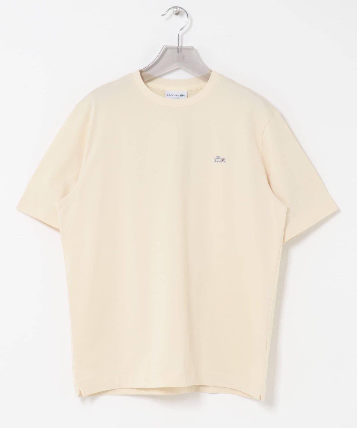 LACOSTE 輪廓鱷魚圖案 圓領T恤