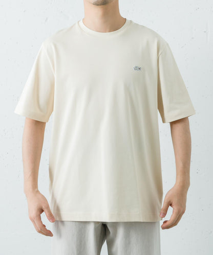 LACOSTE 輪廓鱷魚圖案 圓領T恤
