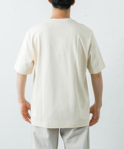 LACOSTE 輪廓鱷魚圖案 圓領T恤