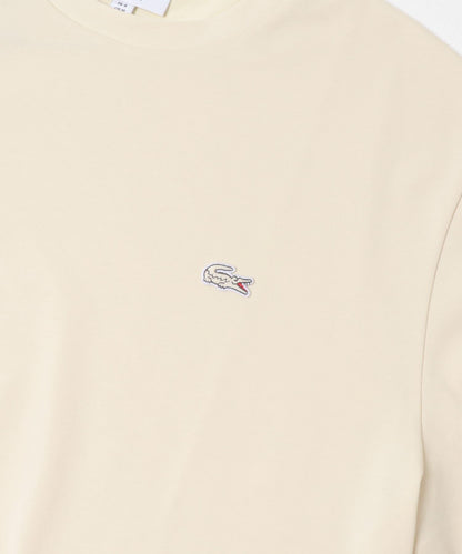 LACOSTE 輪廓鱷魚圖案 圓領T恤