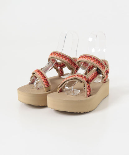 Teva EXCLUSIVE フラットフォーム ユニバーサル テッセラ 厚底設計 鞋款（網絡）