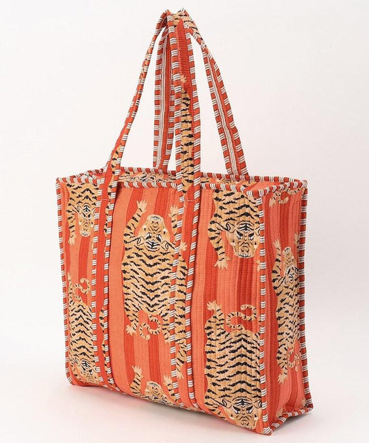 TIGER QUILT BAG 托特包
