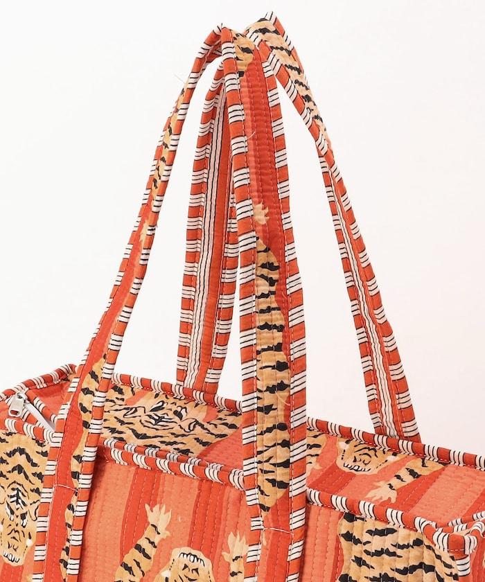 TIGER QUILT BAG 托特包