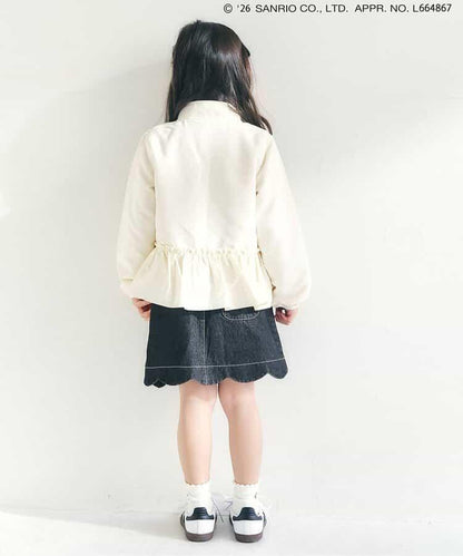 花朵口袋 內搭安全褲 半身裙