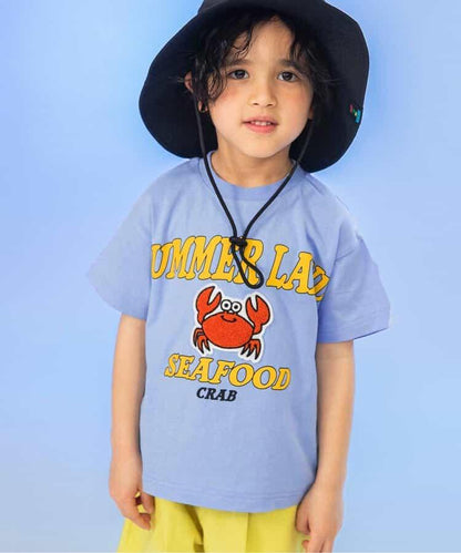 6色6柄多款毛巾繡貼布T恤