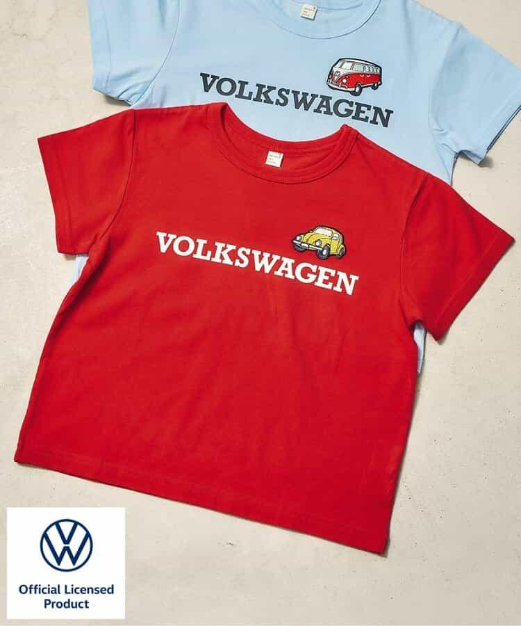 Volkswagen×tiny bear 圖案T恤