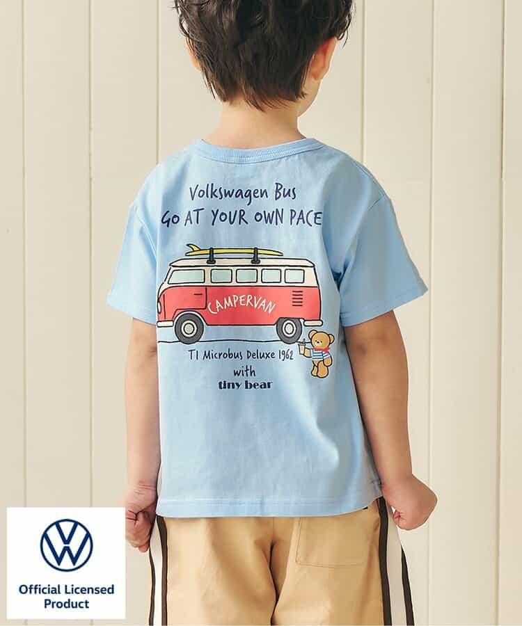 Volkswagen×tiny bear 圖案T恤