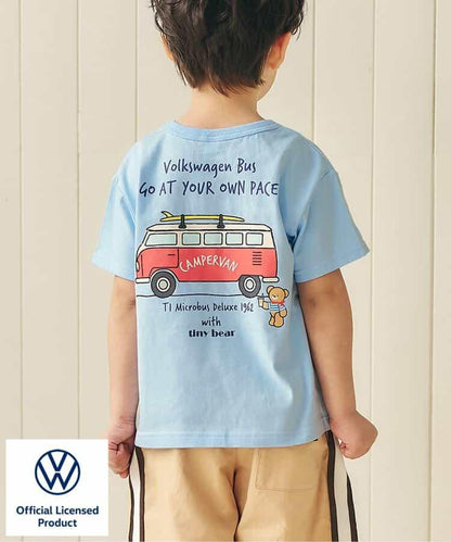 Volkswagen×tiny bear 圖案T恤