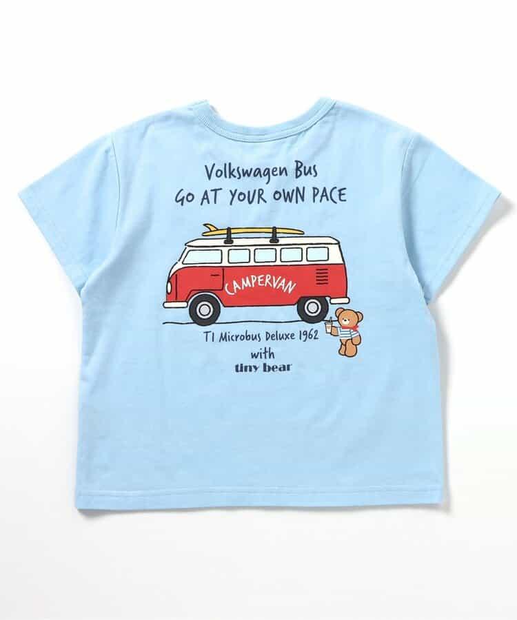 Volkswagen×tiny bear 圖案T恤