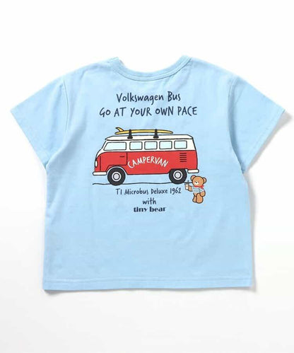 Volkswagen×tiny bear 圖案T恤