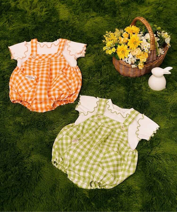 little bunny 兔耳揹帶褲內搭套裝