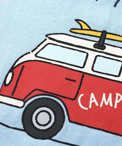 Volkswagen×tiny bear 圖案T恤