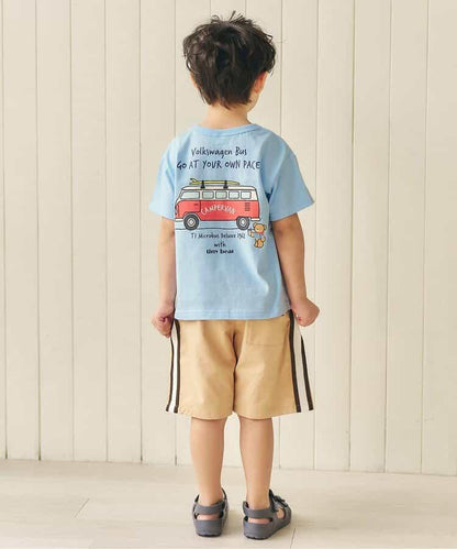 Volkswagen×tiny bear 圖案T恤