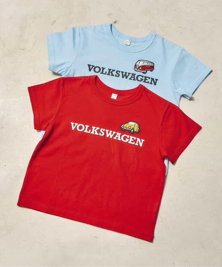 Volkswagen×tiny bear 圖案T恤