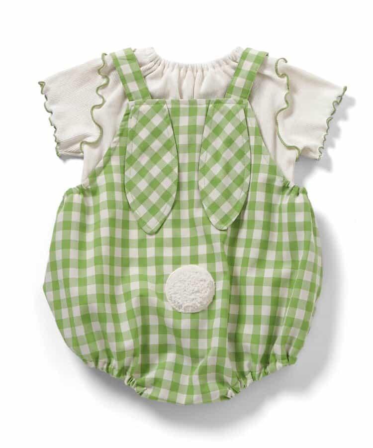 little bunny 兔耳揹帶褲內搭套裝