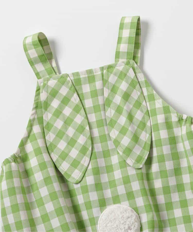 little bunny 兔耳揹帶褲內搭套裝